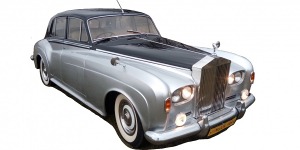 Prestiżowy Rolls-Royce Silver Cloud III (1963r.) Czarno-Srebrny