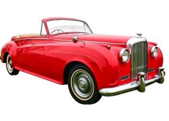 Bentley S1 Cabrio Czerwony 1962