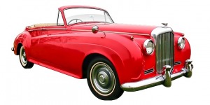 Bentley S1 Cabrio Czerwony 1962